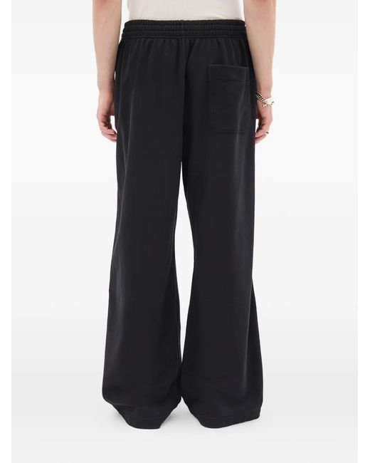 Ann Demeulemeester メンズ ブラック Boas スウェットパンツの通販はau