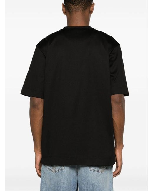 Fendi T-shirt Met Ff-logo in het Black voor heren