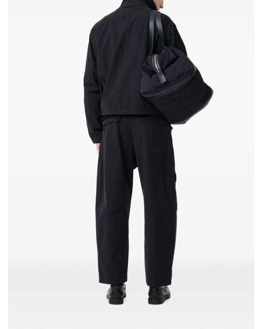Studio Nicholson Black Tivoli Military Canvas Jacket for men