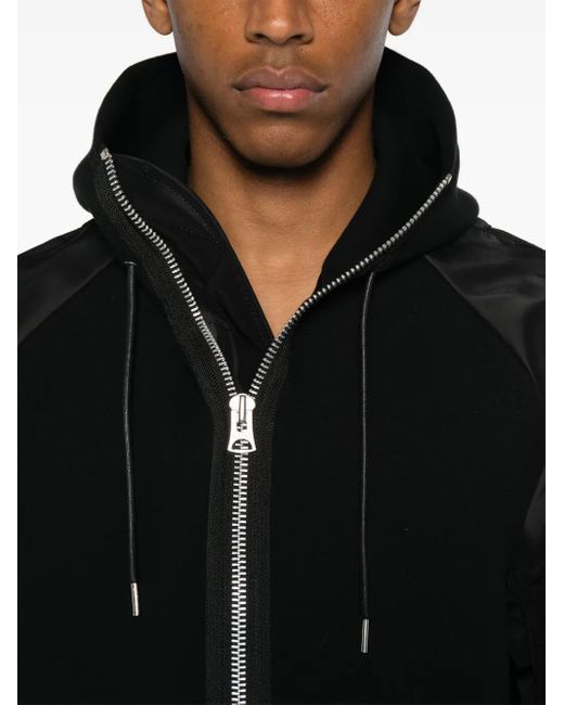 メンズ Sacai フーデッド ジャケット Black