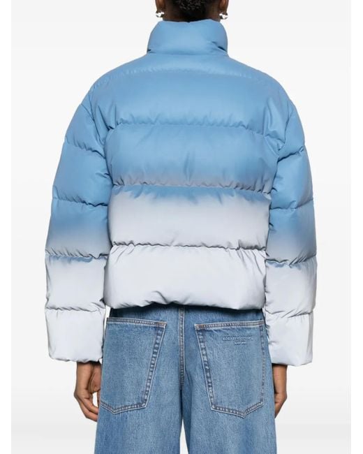 Alexander Wang Blue Ombré Padded Jacket
