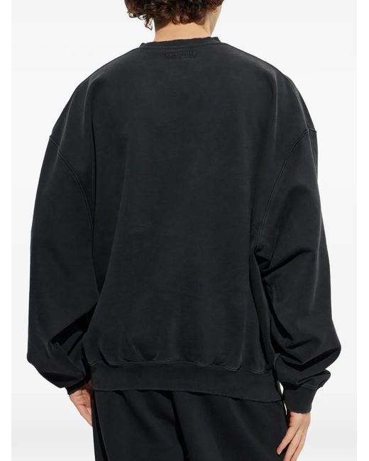 Vetements Black Graphic-Print Sweatshirt