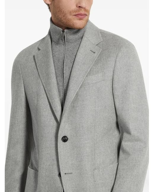 Blazer Oasi di Zegna in Gray da Uomo