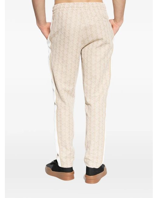 Lacoste Natural Sweatpants With Stitching On The Legs for men