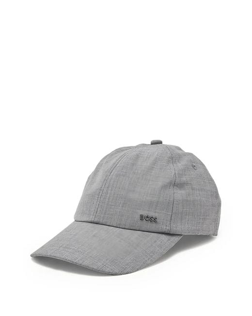 Boss Gray Zed Baseball Cap for men