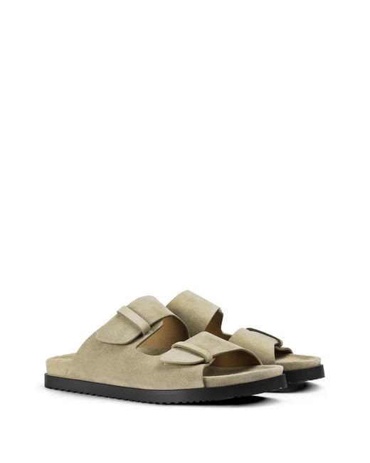 Doucal's Multicolor Sandales En Daim À Double Brides for men