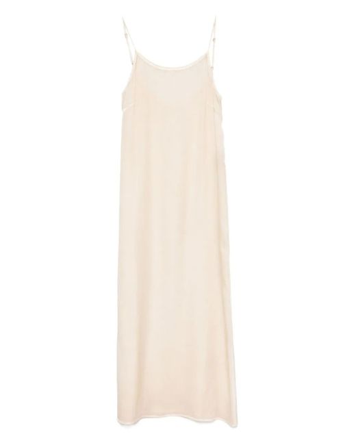 Uma Wang Silk Midi Dress White