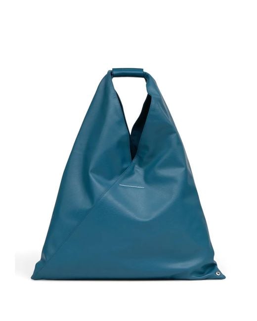 MM6 by Maison Margiela Blue Japanese Origami-Style Handbag