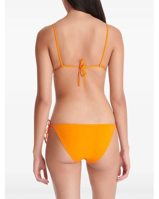 Eres Orange Haut De Bikini Mouna À Bonnets Triangles