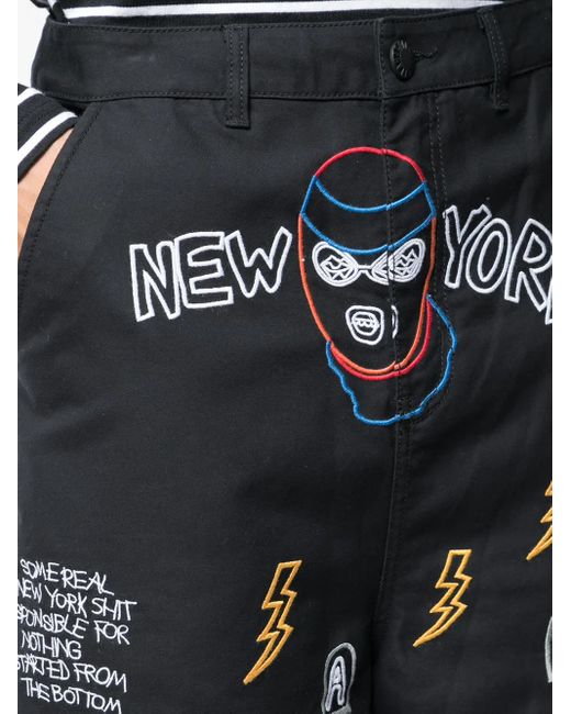 Haculla Black Nocturnal Woven Shorts for men