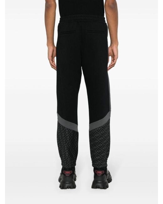 Pantalon de jogging à motif FF Fendi pour homme en coloris Black