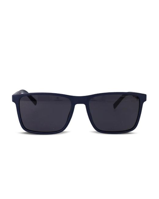 メンズ Tommy Hilfiger スクエアフレーム サングラス Blue
