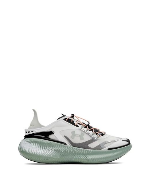 Under Armour White Echo Slipspeed Panelled Sneakers for men