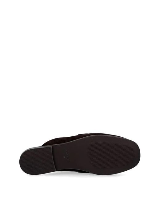 Gant Black Mules En Daim
