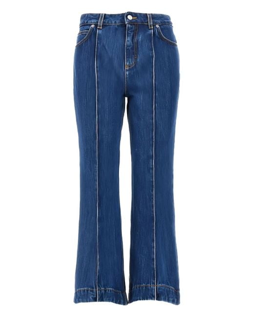 Bally Cropped Jeans in het Blue