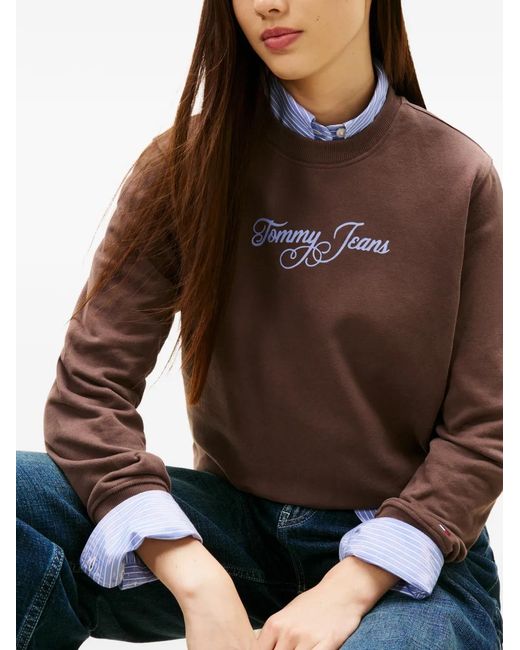 Tommy Hilfiger Brown Logo Sweatshirt