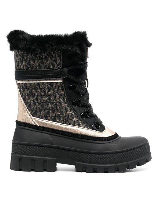 商品の良いところ 【Michael Kors】 ブーツ Ozzie Logo Faux-Fur Snow Boot - www.gorgas