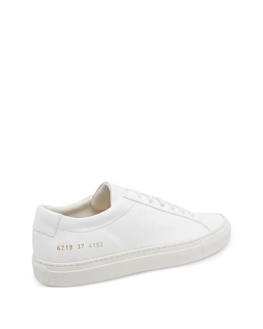 Common Projects White Achilles Premium Sneakers