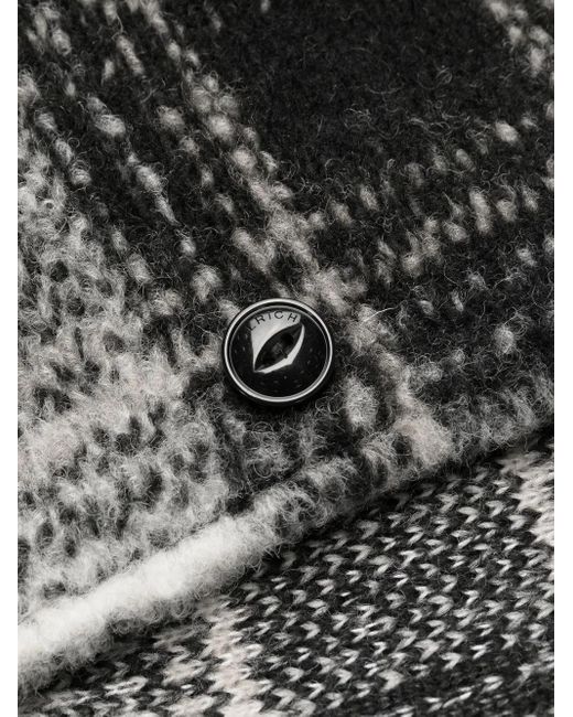 Woolrich Black Checked Coat