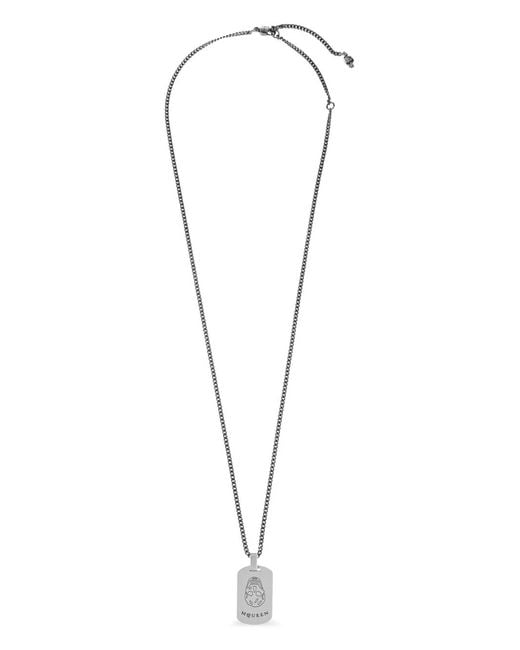 Collana Con Logo di McQueen in White da Uomo