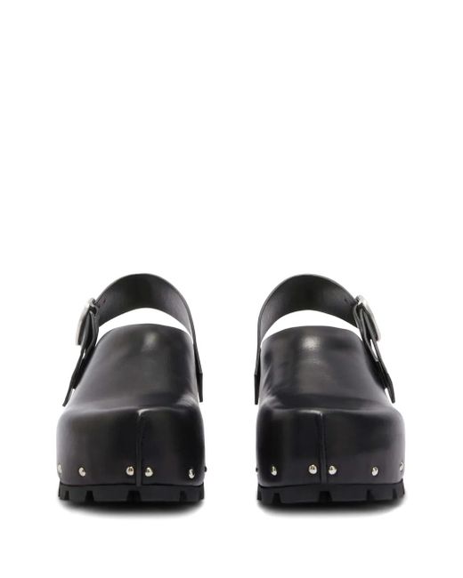 Clogs Con Decorazione di Jil Sander in Black