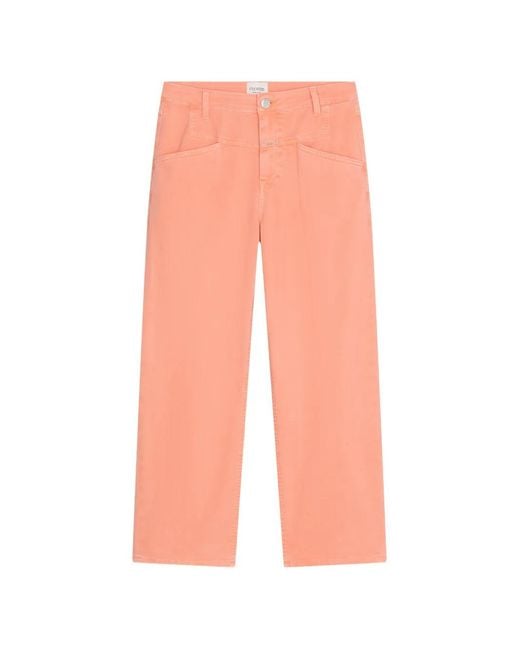 Closed Pink Stover-X Flap Jeans