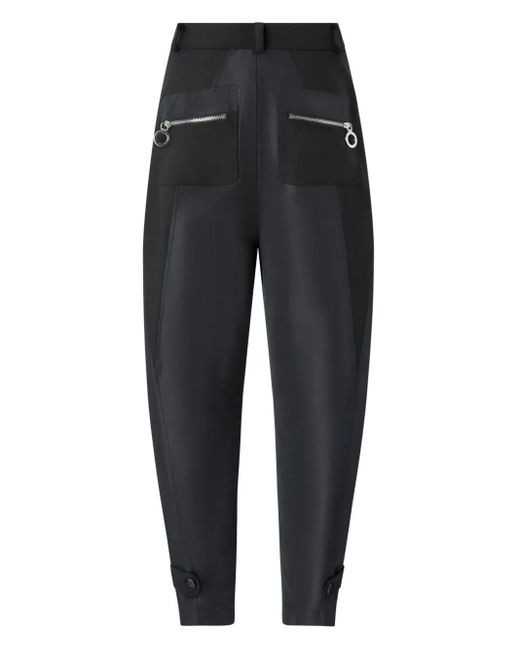 Pinko Black Zipped-Pocket Trousers