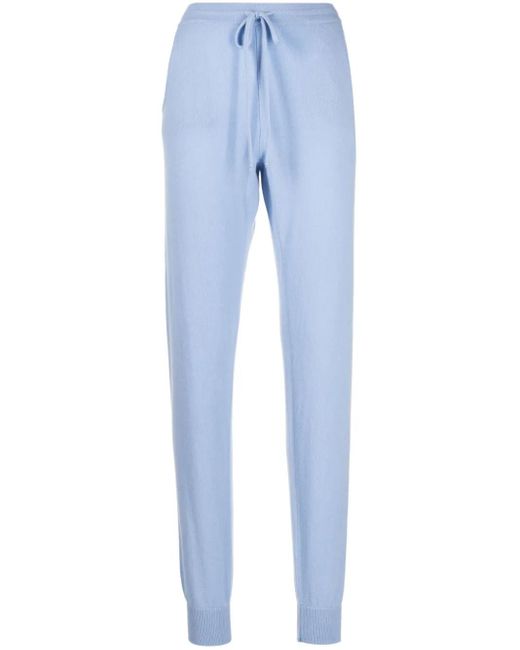 Teddy Cashmere Blue Milano Cashmere Track Pants