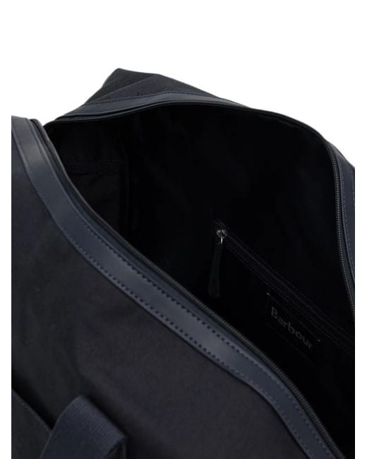 Barbour Black Cascade City Cotton Holdall Bag