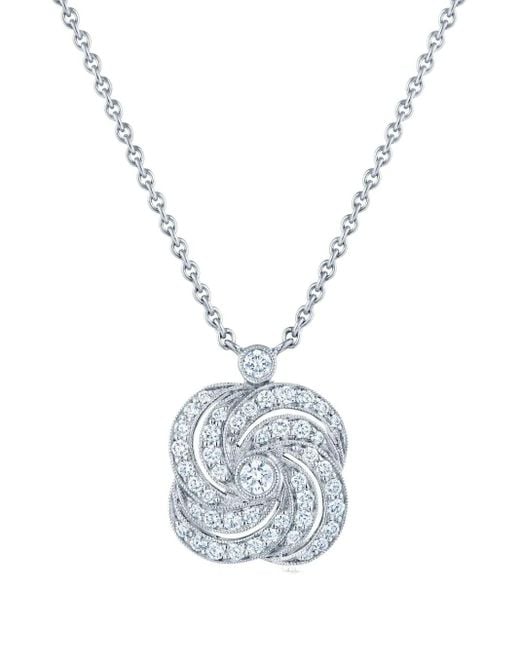 Collana Splendor Clover Swirl Con Pendente di Kwiat in White