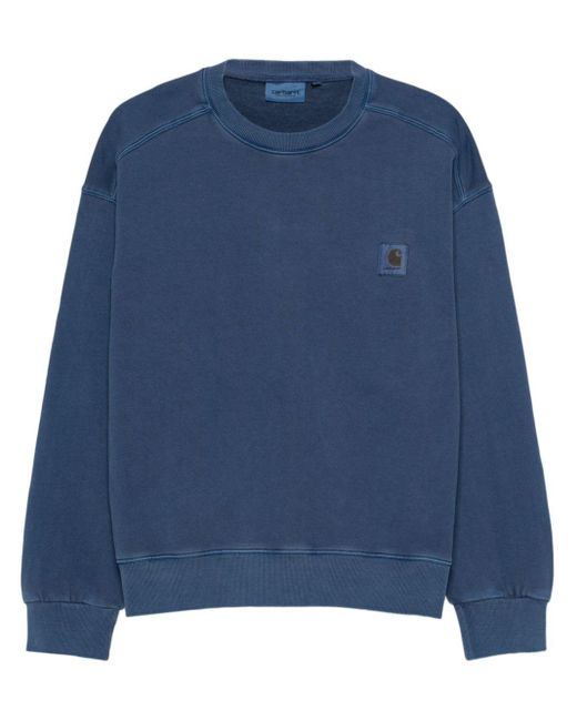 Carhartt Sweater Met Logopatch in het Blue voor heren
