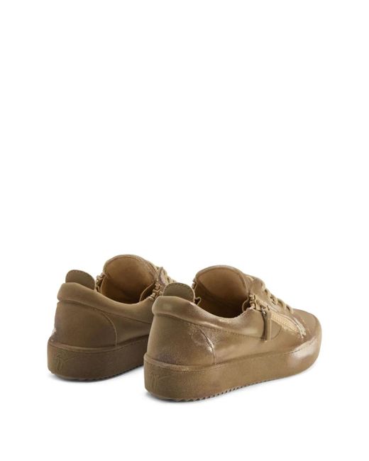 Giuseppe Zanotti Brown Gail Suede Sneakers