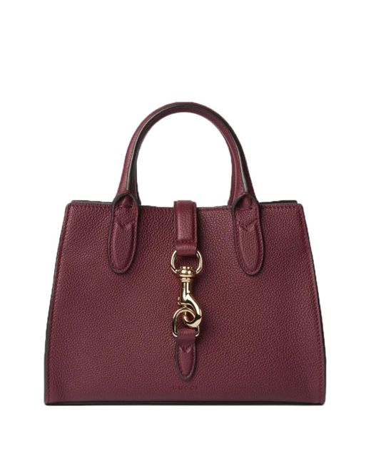 Gucci Purple Small Hook-Closure Tote Bag