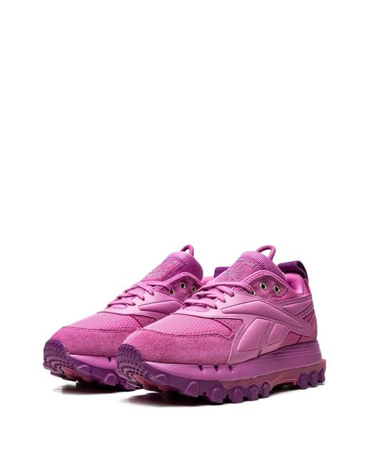 Reebok Purple Classic Leather V2 "Cardi B" Sneakers