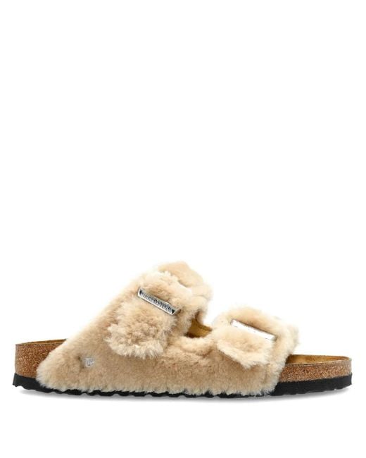 Arizona buckle-strap flat sandals Birkenstock de color White