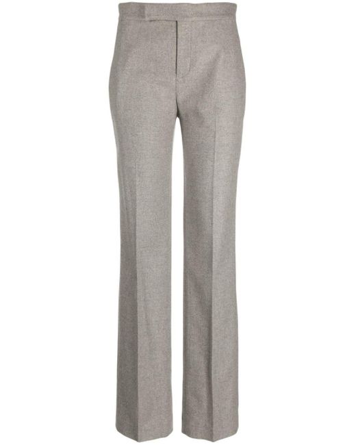 Ralph Lauren Collection Gray Alecia Tailored Trousers