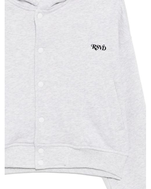 Izzue White Button-Up Bomber Jacket