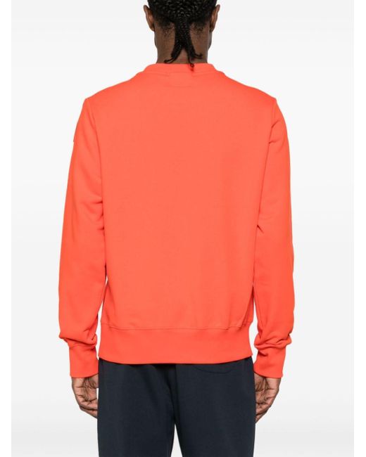 Parajumpers Sweatshirt mit Logo-Applikation in Orange für Herren