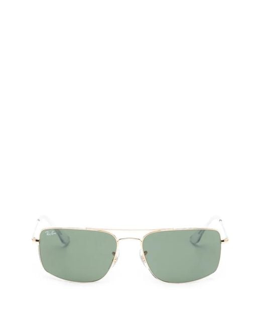 Ray-Ban Green Explorer 3 Rectangle-Frame Sunglasses