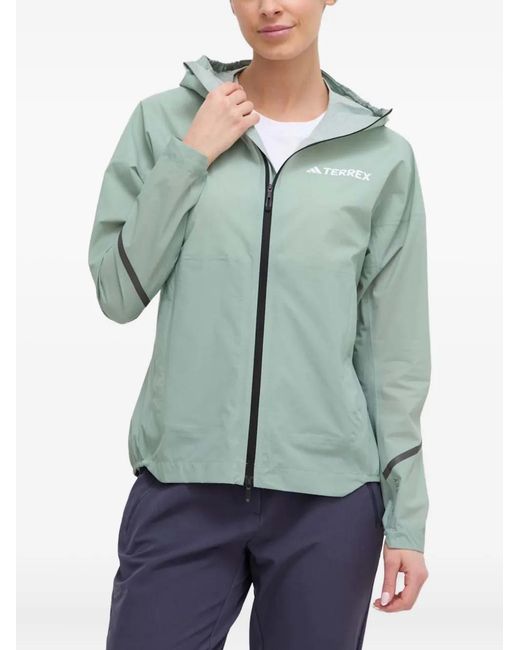 Veste À Capuche Adidas en coloris Green