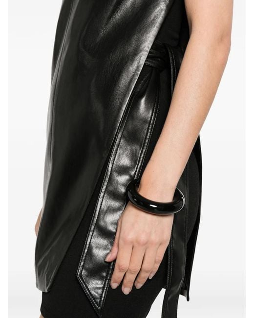 Nanushka Black Winta Mini Dress