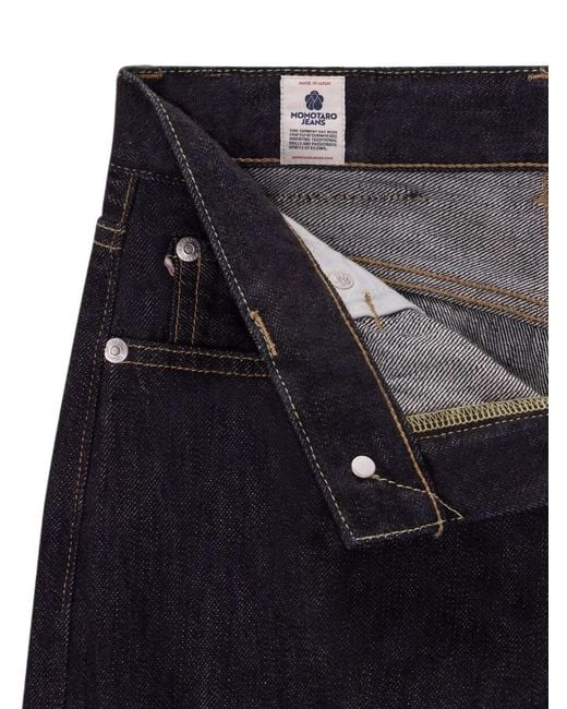Momotaro Blue Jean Évasé À Détail De Patch