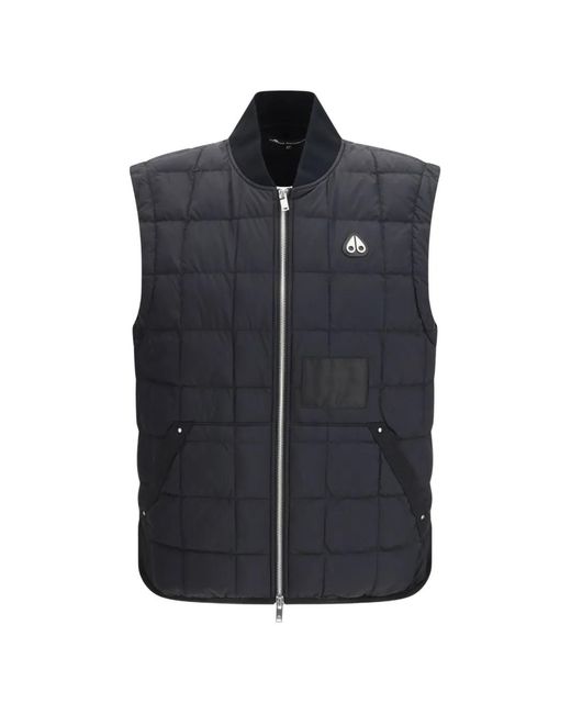 Moose Knuckles Blue Transit Quilted Liner Vest for men