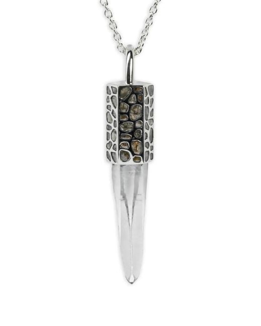 Parts Of 4 Metallic Sterling Talisman Zultanite Necklace