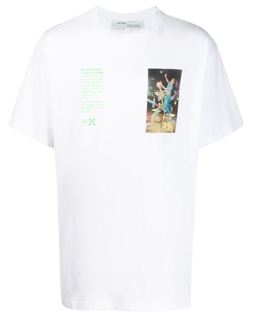 off white t shirt painting