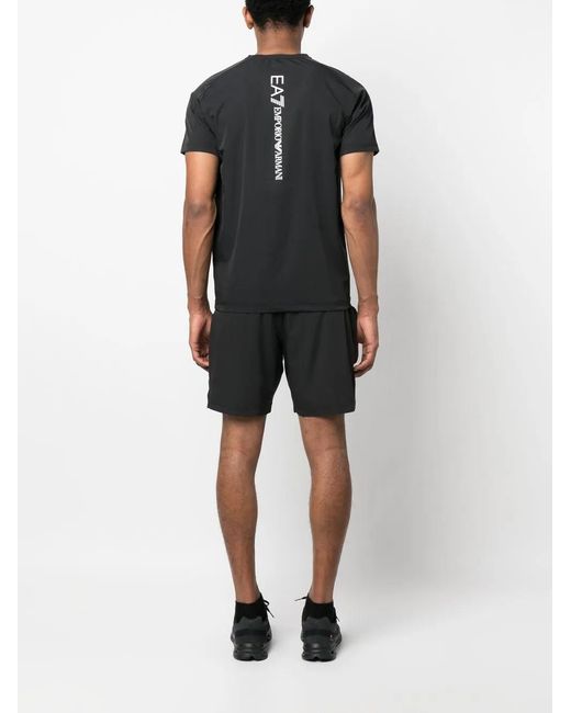 Ensemble À Logo Imprimé EA7 pour homme en coloris Black