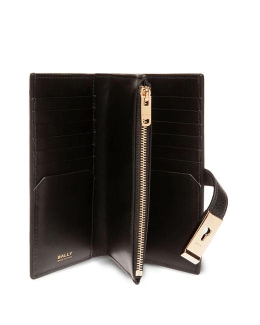 Bally Black Portefeuille Lock Me