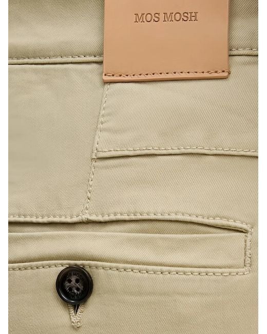 Mos Mosh Natural Button-Fastening Trousers