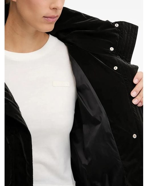 Plumífero con cinturón EA7 de color Black