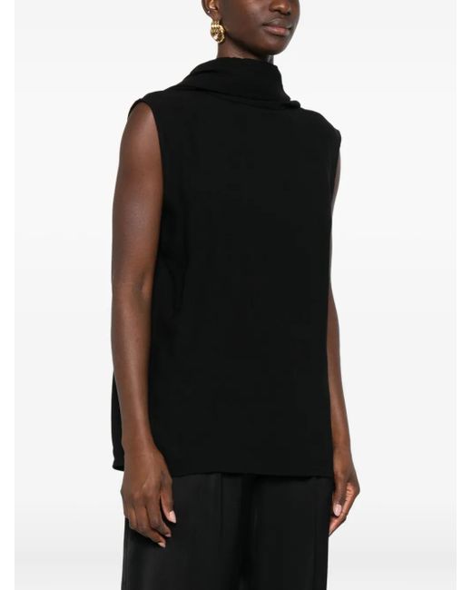 Totême  Black Cocoon Blouse